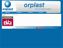 Tablet Screenshot of orplastambalaj.com